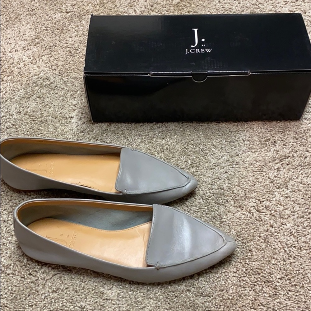 J.Crew leather Edie Loafers size 8
